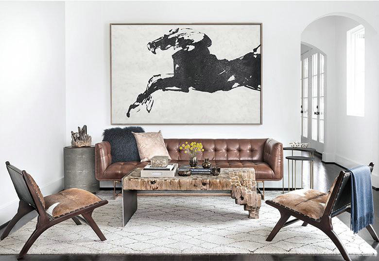 Canvas Painting Wall Decor,Oversized Horizontal Minimal Art On Canvas - Large Wall Canvas Paintings